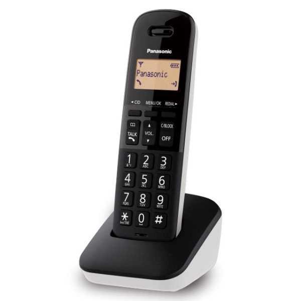 Teléfono Inalámbrico Panasonic KX-TGB310MEW - Digital - DECT 6.0 - Negro con Blanco - KX-TGB310MEW