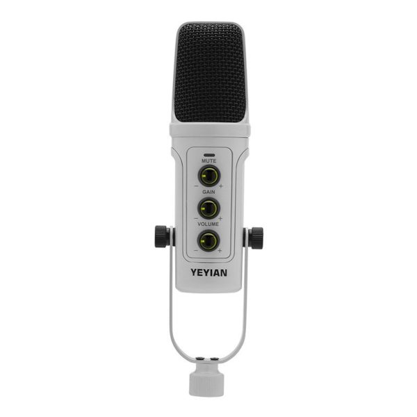 Kit de Micrófono YeYian Agile NL - Alámbrico - USB - 80 a 20000 Hz - Blanco - YSA-UCHQ-02 - Imagen 2