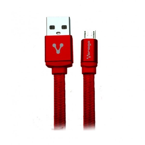 Cable Vorago Usb Cab 113 Rojo Usb 2 A Micro Usb 1Metros Bols - CAB-113-RD