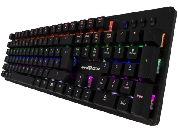 Teclado Gamer Game Factor Kbg400 Alámbrico Multimedia Rgb - KBG400-BL