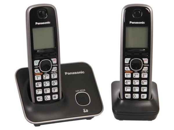 Teléfono Panasonic Inalámbrico Dect 6.0 Base + Handset Lcd 1.8p Caller Id - KX-TG4112MEB