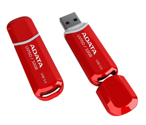 Memoria USB ADATA DashDrive UV150 - 32GB - USB 3.0 - Roja - AUV150-32G-RRD - Imagen 3