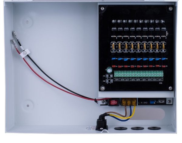 Sistema de Alimentación Provision-ISR - 9 Canales - 12V - 10A - PR-10A9CH-B - Image 2