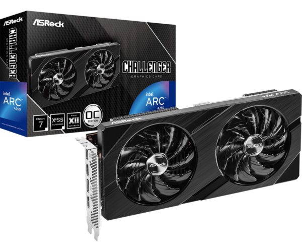 Tarjeta de Video ASRock Intel ARC A750 - 8GB - 256-bit - PCI-E x16 4.0 - GDDR6 - HDMI - DisplayPort - A750 CLD 8GO