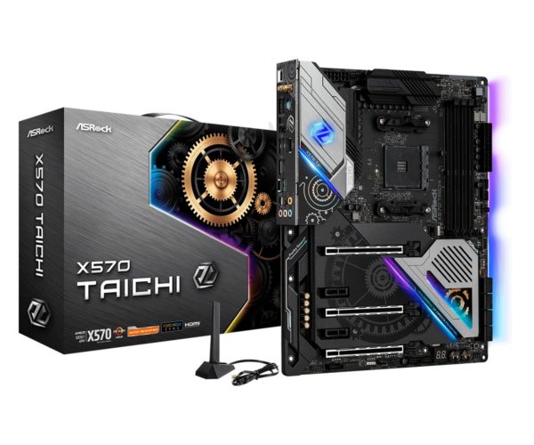 Tarjeta Madre ASRock X570 Taichi - Socket AM4 - 4x DDR4 - 2133 / 4666 MHz - Wi-Fi - HDMI - USB 2.0 - USB 3.2 - ATX - X570 TAICHI