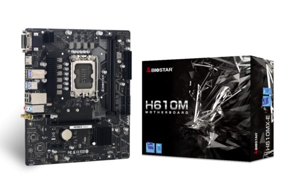 Tarjeta Madre Biostar H610MX-E - Socket 1700 - 2xDDR4 - 1866/2666/3200MHz - HDMI - VGA - USB 2.0/3.2 - Micro ATX - H610MX-E