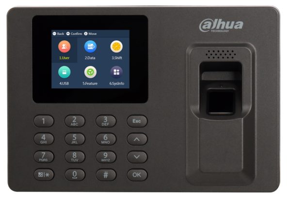 Control de Acceso DAHUA ASA1222E - Huella Digital - USB - Negro - ASA1222E