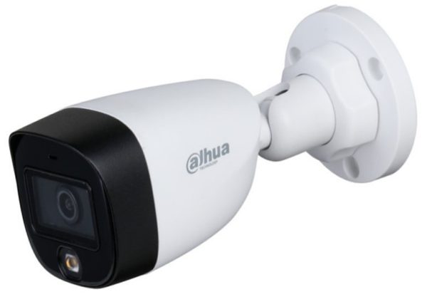 Cámara CCTV Dahua DH-HAC-HFW1209CN-A-LED - 2MP - Bala - Lente 2.8 mm - IR 20M - Micrófono - DH-HAC-HFW1209CN-A-LED