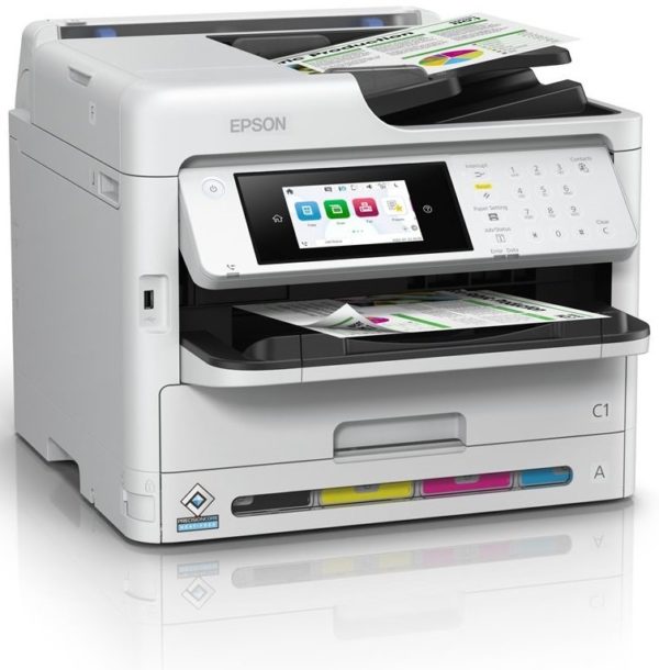 Multifuncional Epson WorkForce Pro WF-C5890 - 25ppm Negro/Color - Inyección de Tinta - USB - Wi-Fi - Ethernet - Fax - C11CK23301