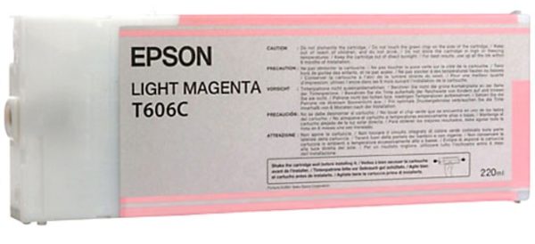 Tinta Epson T606 UltraChrome K3 - Magenta Claro - 220ml - T606C00