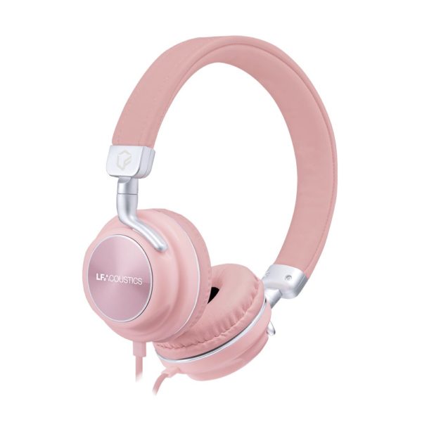 Audífonos LF ACOUSTICS Feel - Alámbrico - 3.5mm - Micrófono - 1.1 M - Rosa - LA-927239