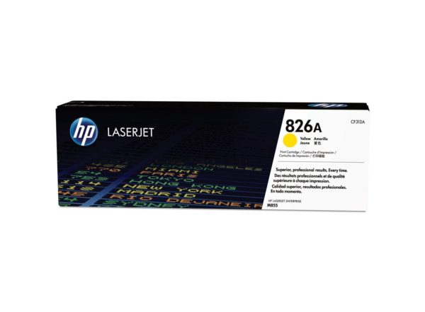 Cartucho de Tóner HP 826A - Amarillo - LaserJet - Original (CF312A) - CF312A