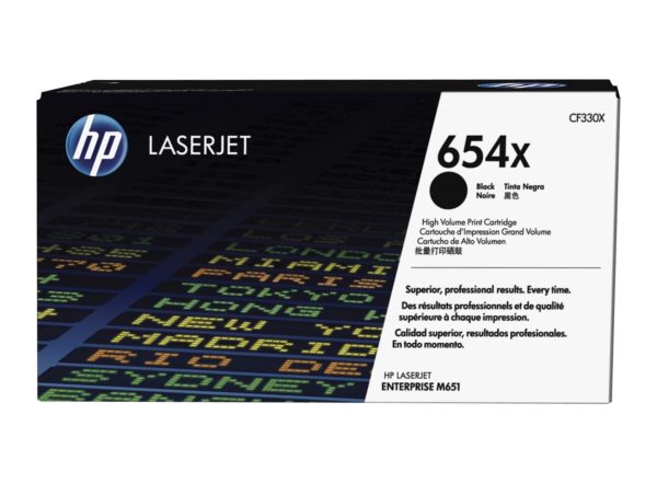 Cartucho de Tóner HP 654X - Negro - LaserJet - Original (CF330X) - CF330X