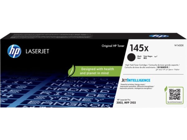 Tóner HP 145X - Negro - LaserJet - Original (W1450X) - W1450X