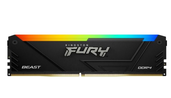 Memoria RAM Kingson FURY Beast - DDR4 - 32GB - 2666MHz - DIMM - Para PC - KF426C16BB2A/32