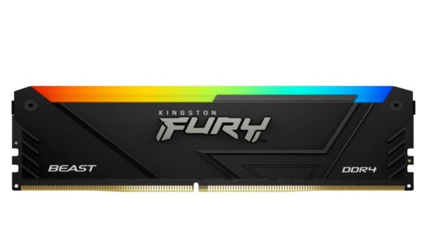 Memoria RAM Kingson FURY Beast - DDR4 - 16GB - 3733MHz - DIMM - Para PC - KF437C19BB12A/16