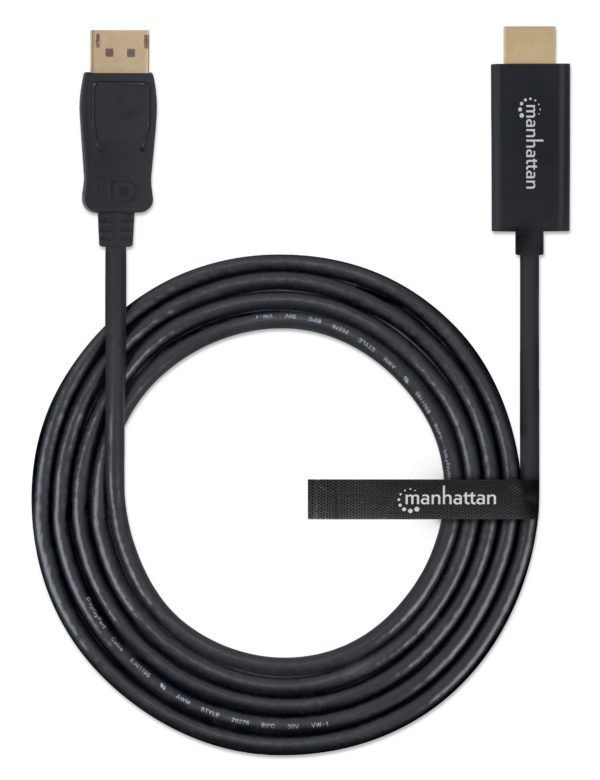 Cable de Video Manhattan 152679 - DisplayPort a HDMI - 1080p - 1.8m - Negro - 152679 - Image 3