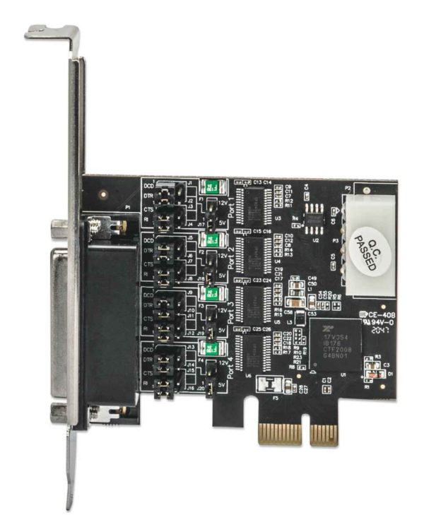 Tarjeta Serial Manhattan 153584 - PCI Express - 4 Puertos - RS-232 - 153584 - Imagen 2