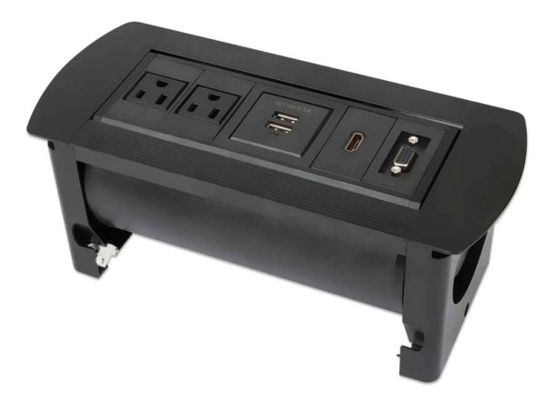 Caja de Conexión Manhattan - 2 Contactos - 2x USB - HDMI -  VGA - 164832