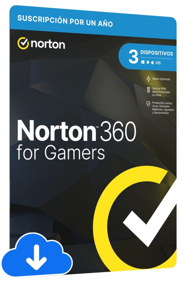 Antivirus Norton 360 For Gamers - 3 Dispositivos - 1 Año - 21415299