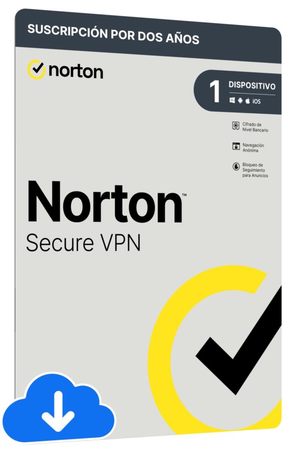 Antivirus Norton Wi-Fi VPN Privacidad Segura - 1 Dispositivo - 2 Años - 21415995