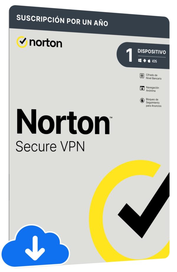 Antivirus Norton Wi-Fi VPN Privacidad Segura - 1 Dispositivo - 1 Año - 21416191