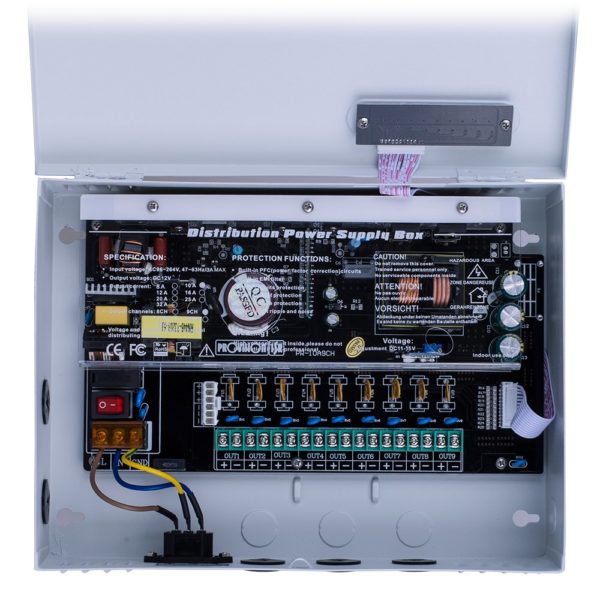 Distribuidor de Energía Provision-ISR PR-10A9CH+ - 9 Canales - 12A - 10A - PR-10A9CH+ - Imagen 2