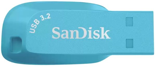 Memoria USB SanDisk Ultra Shift Bachelor Button - 32GB - USB 3.2 - Azul - SDCZ410-032G-G46BB