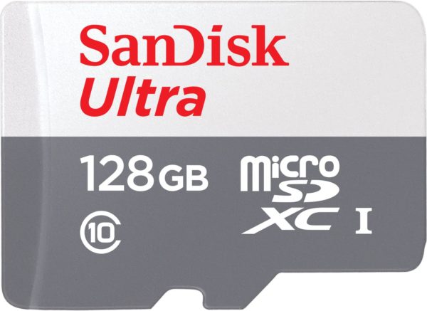 Memoria MicroSDXC SanDisk Ultra - 128GB - Clase 10 - C/Adaptador - SDSQUNR-128G-GN3MA