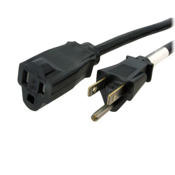 Cable StarTech.com 91cm de Extensión Alargador de Alimentación para PC - Nema 5-15 Hembra a Macho - PAC1013