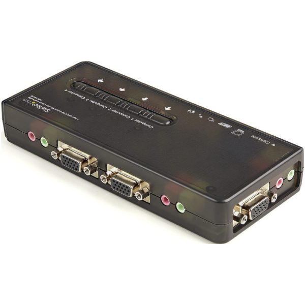 KVM StarTech.com - 4 Puertos VGA - 2x USB 2.0 - 4x 3.5mm - SV411KUSB - Imagen 2