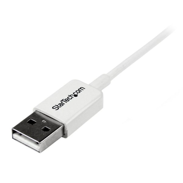 Cable Adaptador StarTech.com - Micro USB B a USB A - 1 M - Blanco - USBPAUB1MW - Imagen 3