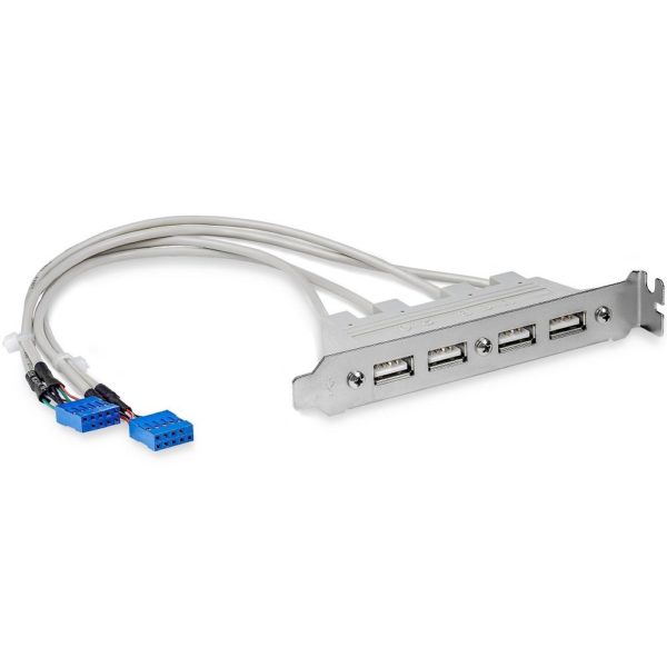 Tarjeta de Expansión StarTech.com - IDC - 4x USB 2.0 - USBPLATE4