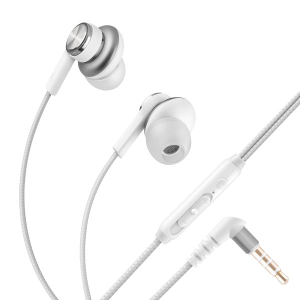 Auriculares Steren AUD-336 - Alámbricos - 3.5mm - Blanco - AUD-336