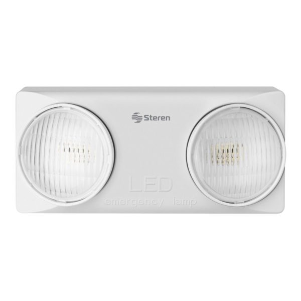 Lámpara de Emergencia Steren LAM-504 - 28 LED - Luces Direccionales - 2x 4W - LAM-504