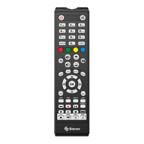 Control Remoto Steren RM-115 - Autoaprendizaje - Universal - Para Smart TV - RM-115