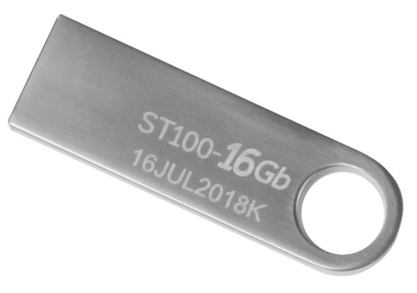 Memoria USB Stylos - 16GB - USB 2.0 - Plata - STMUSB2B - Imagen 2