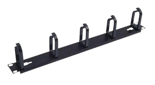 Organizador de Cables LinkedPRO - 19" - 1U - 5 Anillos - Negro - LP-CM-01