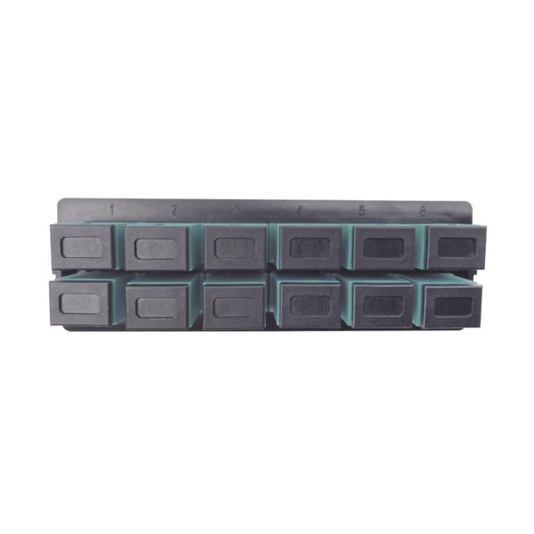 Placa Acopladora LinkedPRO - 12 Acopladores SC Simplex - Para Fibra Multimodo - LP-FO-S12-MM