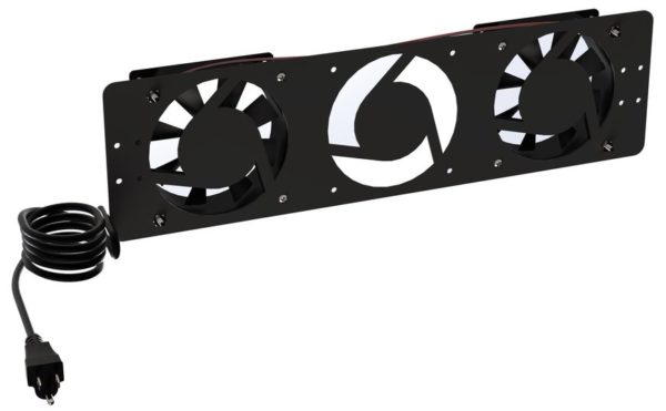 Ventilador LinkedPRO LPVENT02BASIC - 110 Vca - 12 x 12 cm - Clavija para Gabinete de Piso - 2 Ventiladores - LPVENT02BASIC