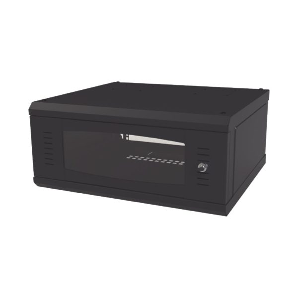 Gabinete de Pared LinkedPRO SR-1904-GFP - 19" - 4U - Puerta de Cristal - SR-1904-GFP
