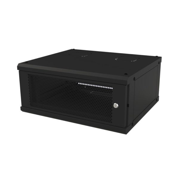 Gabinete LinkedPRO SR-1904-GFP-VR2 - 19" - 4U - Montaje en Pared - Puerta Perforada - SR-1904-GFP-VR2