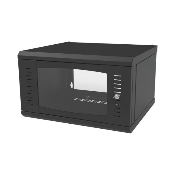 Gabinete LinkedPRO SR-1906-GFP - 19" - 6U - Montaje en Pared - Puerta de Cristal Templado - SR-1906-GFP