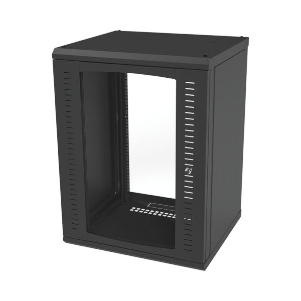 Gabinete LinkedPRO SR-1916-GFP - 19" - 16U - Montaje en Pared - Puerta de Cristal Templado - SR-1916-GFP