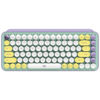 Teclado Logitech Pop Keys - Inalámbrico - Daydream - 920-010714
