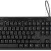 Teclado Vorago KB-204 - Alámbrico - Multimedia - Negro - KB-204