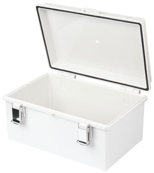 Gabinete PRECISION PST-1929-14E - Plástico - 190 x 290 x 140 mm - Cierre por Broche Inoxidable - IP66 - PST-1929-14E