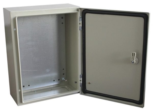 Gabinete PRECISION PST-3040-20A - Acero - 300 x 400 x 200 mm - Compuerta Inferior Atornillable - IP66 - PST-3040-20A