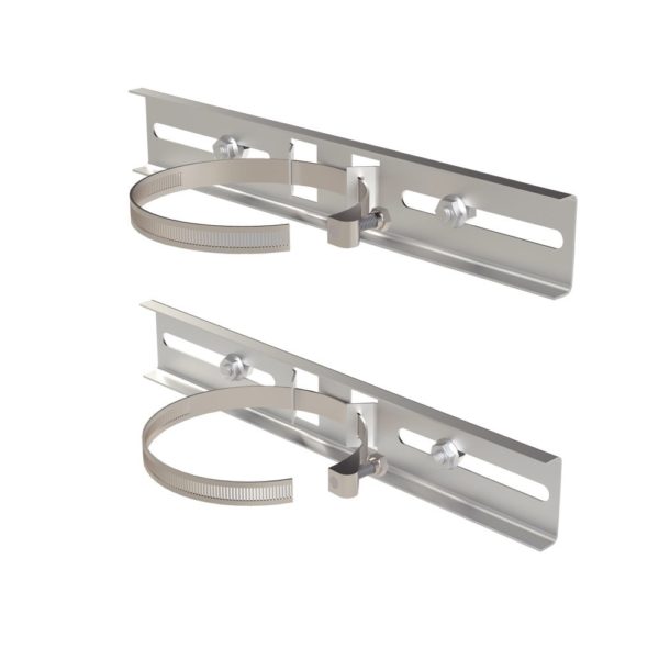 Montaje PRECISION PST-MOUNT-POLE-V3 - Para Poste Universal - Para Gabinetes de Ancho Hasta 30 cm - Galvanizado - PST-MOUNT-POLE-V3