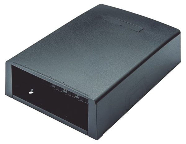 Caja de Montaje Panduit - Superficie - Para 12 Módulos Mini-Com - Negro - CBXF12BL-AY